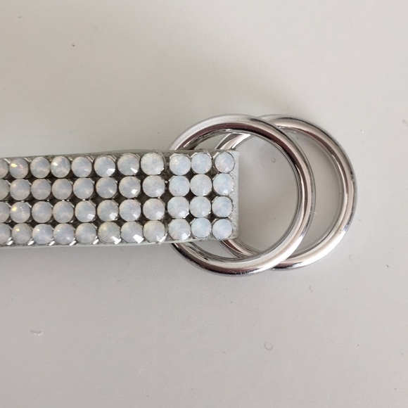 Swarovski Crystal Leather Bracelet Opalescent + Pineapple Jewelry Dish - Picture 10 of 12